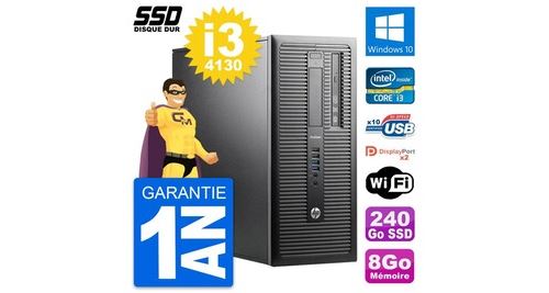 Acheter Pc tour hp prodesk 600 g1 intel core i3-4130 ram 8go ssd 240go windows 10 wifi État correct - 189,00 € Pc tour hp prodesk 600 g1 intel core i3-4130 ram 8go ssd 240go windows 10 wifi État correct - N/A reconditionné disponible sur Fnac
