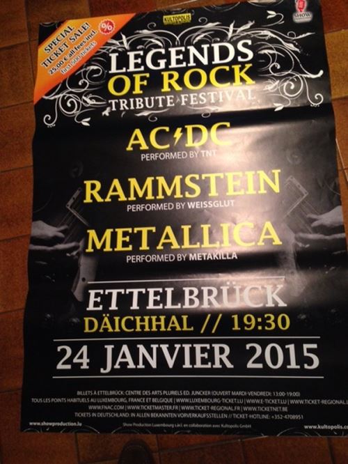 Legends Of Rock - 84x118 cm - AFFICHE / POSTER État correct - N/A reconditionné disponible sur Fnac