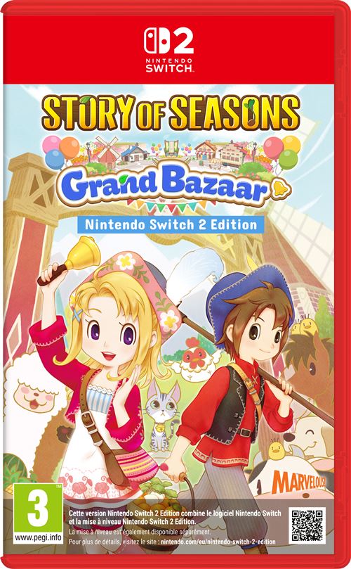 Acheter Story of Seasons Grand Bazaar Nintendo Switch 2 État correct - 49,53 € Story of Seasons Grand Bazaar Nintendo Switch 2 État correct - Just for Games reconditionné disponible sur Fnac