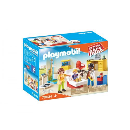 Playmobil 70034 StarterPack Cabinet de pédiatre - État correct Playmobil sur Fnac