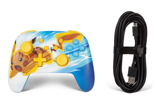 Acheter Manette filaire PowerA pour Nintendo Switch Pikachu Charge Bleu et Jaune État correct - 10,01 € Manette filaire PowerA pour Nintendo Switch Pikachu Charge Bleu et Jaune État correct - Nintendo reconditionné disponible sur Fnac