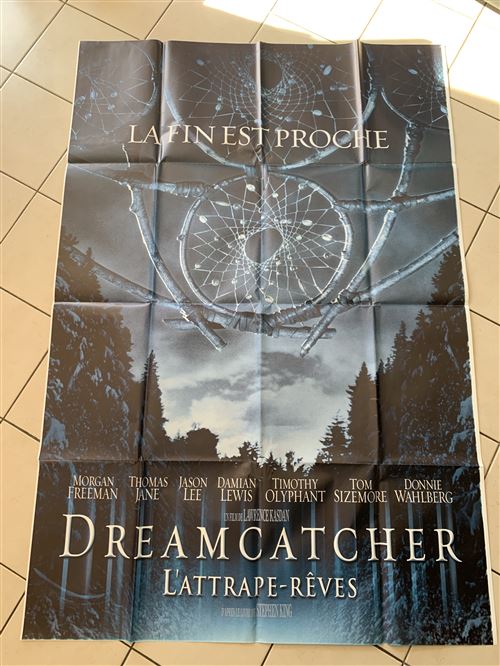 Affiche de Cinéma Originale - Dreamcatcher - l'Attrape Rêve - Morgan Freeman - 116x158cm État correct - N/A reconditionné disponible sur Fnac