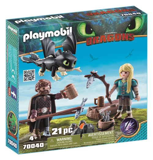 Acheter Playmobil Dragons 70040 Harold et Astrid avec bébé dragon État correct - 33,26 € Playmobil Dragons 70040 Harold et Astrid avec bébé dragon État correct - Playmobil reconditionné disponible sur Fnac