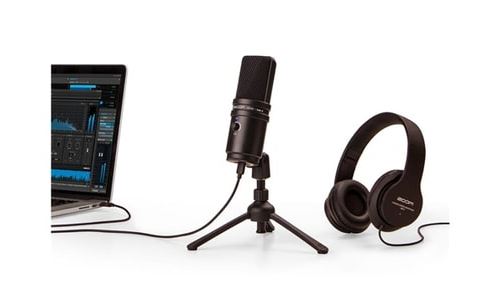Pack Zoom ZUM-2PMP Microphone USB pour Podcast et streaming + Casque + Trépied + câble Noir - État correct Zoom sur Fnac