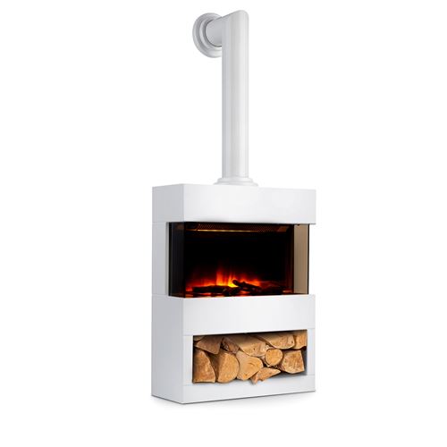 Acheter Cheminée électrique 900/1800W simulation de flamme tuyau de poêle blanc État correct - 262,99 € Cheminée électrique 900/1800W simulation de flamme tuyau de poêle blanc État correct - N/A reconditionné disponible sur Fnac