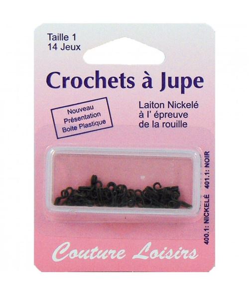 Acheter Agrafes noires n°1 avec brides X 14 - Distrifil(...) - 1 Noir État correct - 37,86 € Agrafes noires n°1 avec brides X 14 - Distrifil(...) - 1 Noir État correct - N/A reconditionné disponible sur Fnac