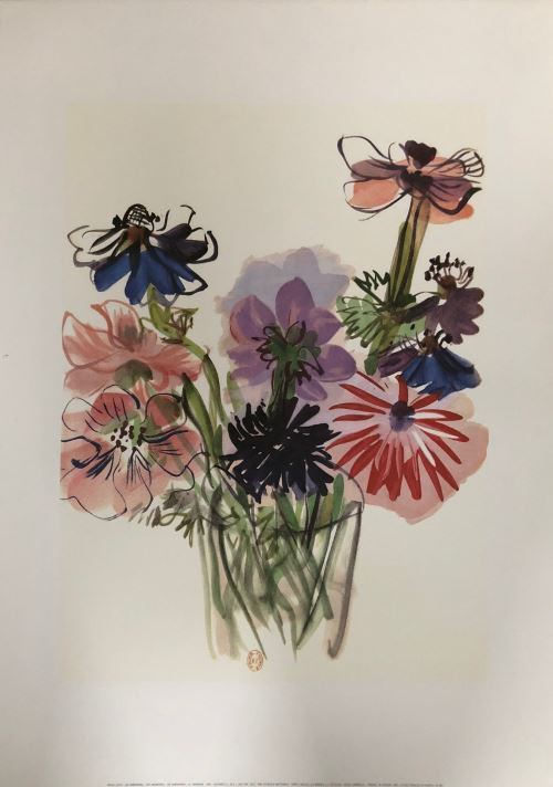 Raoul Dufy - Les anémones - AFFICHE État correct - N/A reconditionné disponible sur Fnac