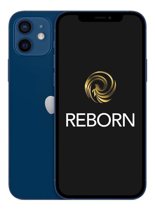 Apple iPhone 12 6,1"" 5G 64 Go Double SIM Bleu Reconditionné Grade A Reborn État correct - N/A reconditionné disponible sur Fnac