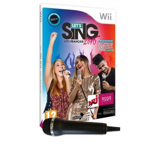 Acheter Let's Sing 2016 Hits Français Wii + 1 Micro État correct - 40,60 € Let's Sing 2016 Hits Français Wii + 1 Micro État correct - Koch Media reconditionné disponible sur Fnac