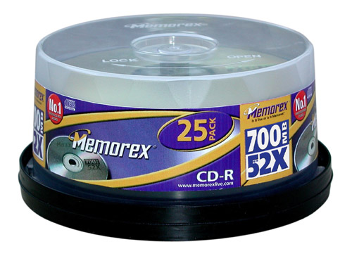 Memorex CD-R 80 min x 25 État correct - Memorex reconditionné disponible sur Fnac
