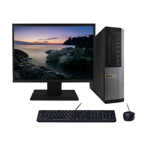 PC Dell Optiplex 9010 DT i3-3220 3.30GHz 16Go/480Go SSD Wifi W10 + Ecran 19 État correct - Dell reconditionné disponible sur Fnac