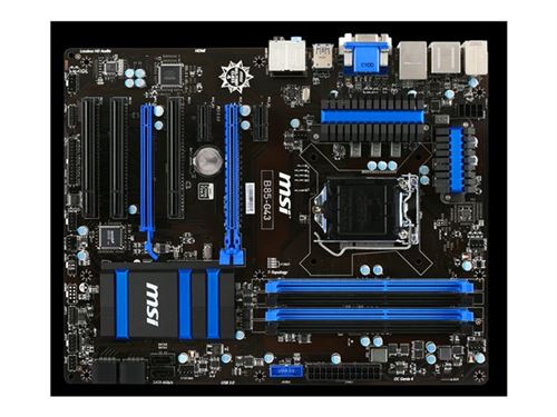 MSI B85-G43 - Carte-mère - ATX - Socket LGA1150 - B85 Chipset - USB 3.0 - Gigabit LAN - carte graphique embarquée (unité centrale requise) - audio HD (8 canaux) État correct - MSI reconditionné disponible sur Fnac