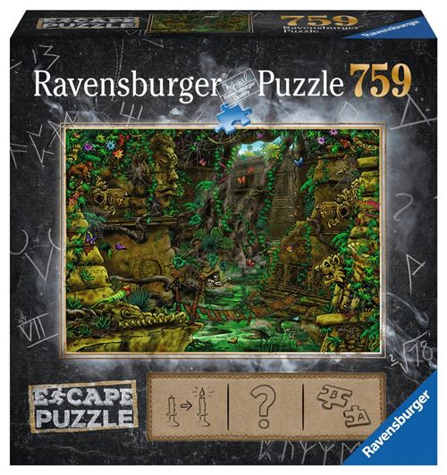 Escape Puzzle 759 pièces Ravensburger Temple Ankor Wat État correct - Ravensburger reconditionné disponible sur Fnac