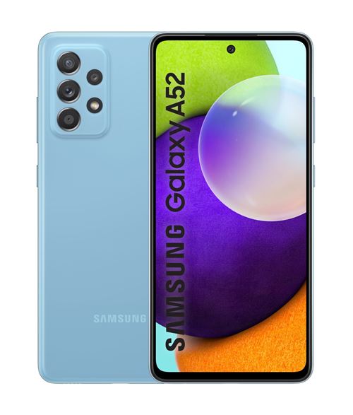 Acheter Samsung Galaxy A52 - 4G smartphone - double SIM - RAM 6 Go / Mémoire interne 128 Go - microSD slot - écran OEL - 6.5"" - 2400 x 1080 pixels - 4x caméras arrière 64 MP, 12 MP, 5 MP, 5 MP - front camera 32 MP - bleu génial État correct - 126,81 € Samsung Galaxy A52 - 4G smartphone - double SIM - RAM 6 Go / Mémoire interne 128 Go - microSD slot - écran OEL - 6.5"" - 2400 x 1080 pixels - 4x caméras arrière 64 MP, 12 MP, 5 MP, 5 MP - front camera 32 MP - bleu génial État correct - Samsung reconditionné disponible sur Fnac