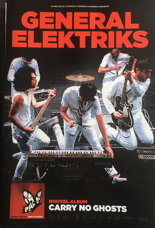 Acheter General Elektrics - Carry No Ghost - AFFICHE État correct - 13,99 € General Elektrics - Carry No Ghost - AFFICHE État correct - N/A reconditionné disponible sur Fnac