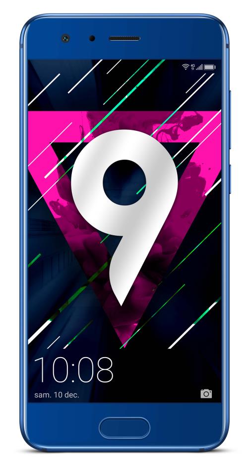 Smartphone Honor 9 Double SIM 64 Go Bleu - État correct Honor sur Fnac