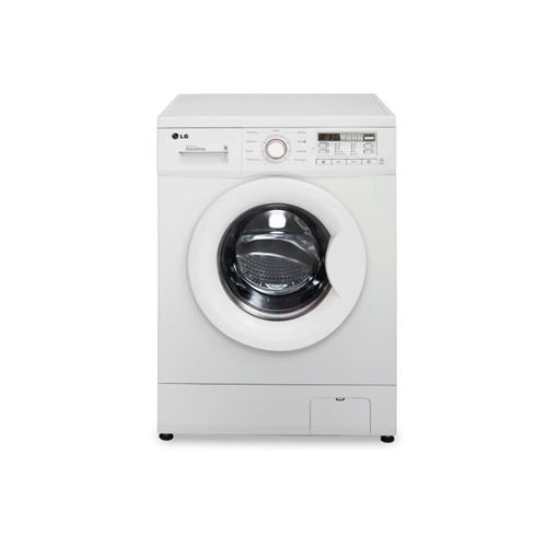 LG F84710WH - Machine à laver - largeur : 60 cm - profondeur : 55 cm - hauteur : 85 cm - chargement frontal - 58 litres - 8 kg - 1400 tours/min - blanc - État correct LG sur Fnac