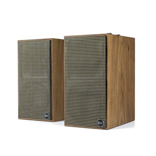 Enceintes actives Hifi Bluetooth Klipsch The Fives Walnut vendues par paire État correct - Klipsch reconditionné disponible sur Fnac