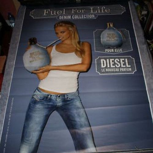 Fuel For Life - DIESEL - Denim Collection - 120x175 cm - AFFICHE / POSTER État correct - N/A reconditionné disponible sur Fnac