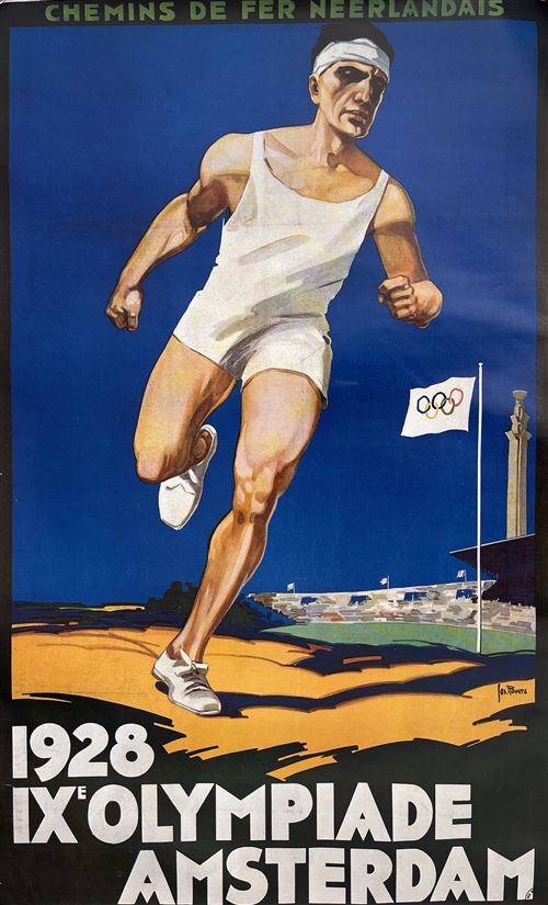 Acheter Affiche - 1928 - Olympiade Amsterdam - Jos Rovers - Chemin De Fer - 50x80cm État correct - 29,99 € Affiche - 1928 - Olympiade Amsterdam - Jos Rovers - Chemin De Fer - 50x80cm État correct - N/A reconditionné disponible sur Fnac