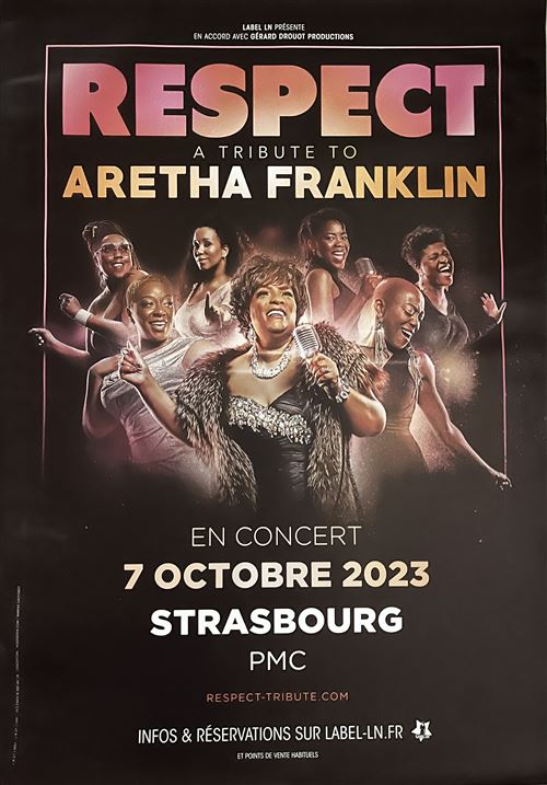 Acheter Affiche - Aretha Franklin - Respect - Tribute - 80x120cm État correct - 17,99 € Affiche - Aretha Franklin - Respect - Tribute - 80x120cm État correct - N/A reconditionné disponible sur Fnac