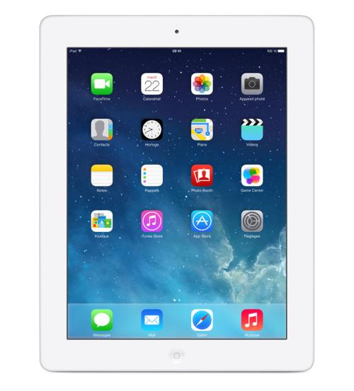 Apple iPad Retina blanc 9,7"" LED 16 Go WiFi 3G/4G État correct - Apple reconditionné disponible sur Fnac