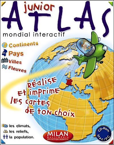 Atlas Junior mondial interactif État correct - Éditions Milan reconditionné disponible sur Fnac