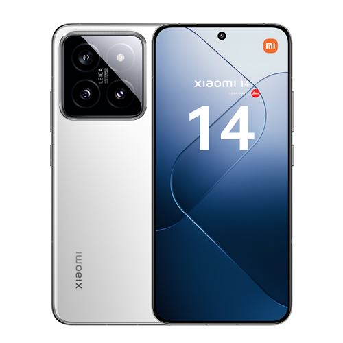 Smartphone Xiaomi 14 6,36"" 5G Double nano SIM 512 Go Blanc État correct - Xiaomi reconditionné disponible sur Fnac