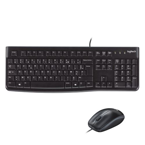 Acheter Pack Clavier filaire + Souris filaire Logitech Desktop MK120 Noir État correct - 19,50 € Pack Clavier filaire + Souris filaire Logitech Desktop MK120 Noir État correct - Logitech reconditionné disponible sur Fnac