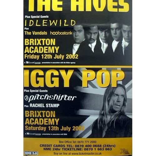 The Hives - Iggy Pop - 100x150 cm - AFFICHE / POSTER État correct - N/A reconditionné disponible sur Fnac