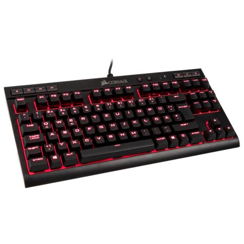 CORSAIR Gaming K63 Compact Mechanical - Clavier - rétro-éclairé - USB - Allemand - commutateur : CHERRY MX Red État correct - Corsair reconditionné disponible sur Fnac