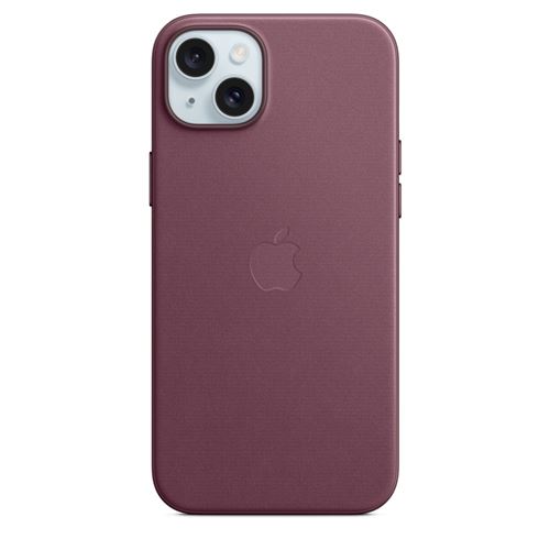 Apple Coque en tissage fin avec MagSafe pour iPhone 15 Plus Mûre État correct - Apple reconditionné disponible sur Fnac