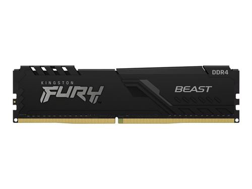 Acheter Kingston FURY Beast - DDR4 - module - 32 Go - DIMM 288 broches - 3600 MHz / PC4-28800 - CL18 - 1.35 V - mémoire sans tampon - non ECC - noir État correct - 259,90 € Kingston FURY Beast - DDR4 - module - 32 Go - DIMM 288 broches - 3600 MHz / PC4-28800 - CL18 - 1.35 V - mémoire sans tampon - non ECC - noir État correct - N/A reconditionné disponible sur Fnac