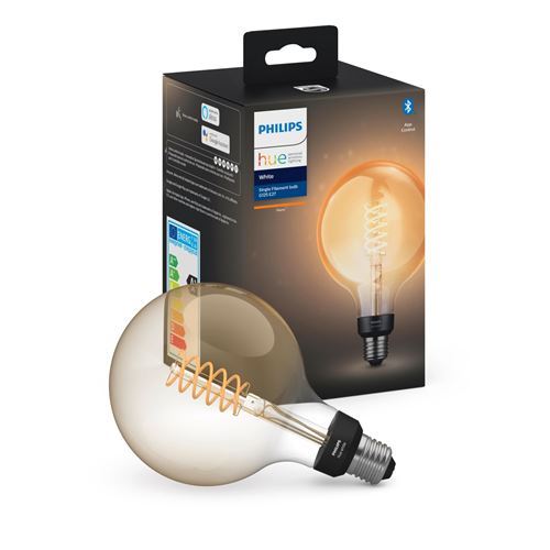 Acheter Ampoule connectée Philips Hue White E27 - Giant Filament Globe État correct - 29,99 € Ampoule connectée Philips Hue White E27 - Giant Filament Globe État correct - Philips Hue reconditionné disponible sur Fnac