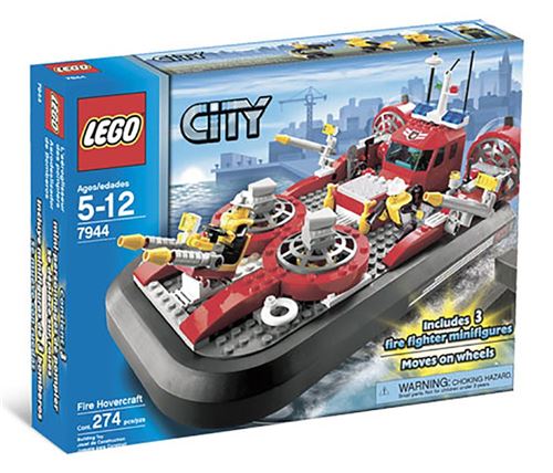 LEGO® City 7943 L’aéroglisseur des pompiers État correct - N/A reconditionné disponible sur Fnac