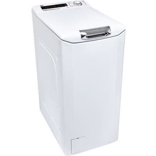 Hoover Dynamic Next H3TFSMP48TAMCE-S - Machine à laver - indépendant - largeur : 40.5 cm - profondeur : 60 cm - hauteur : 86 cm - chargement par le dessus - 46 litres - 8 kg - 1400 tours/min - blanc État correct - N/A reconditionné disponible sur Fnac