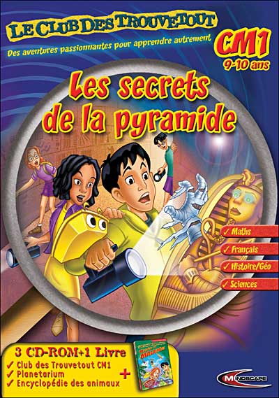 Acheter Le Club des Trouvetout CM1 - Les Secrets de la Pyramide + livre d'aventure + le Planétarium État correct - 14,28 € Le Club des Trouvetout CM1 - Les Secrets de la Pyramide + livre d'aventure + le Planétarium État correct - Mindscape France reconditionné disponible sur Fnac