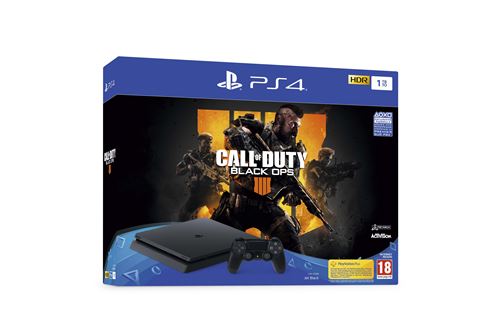 Acheter Pack Sony Console PS4 Slim 1 To Noir + Call of Duty Black Ops 4 État correct - 205,00 € Pack Sony Console PS4 Slim 1 To Noir + Call of Duty Black Ops 4 État correct - Sony reconditionné disponible sur Fnac