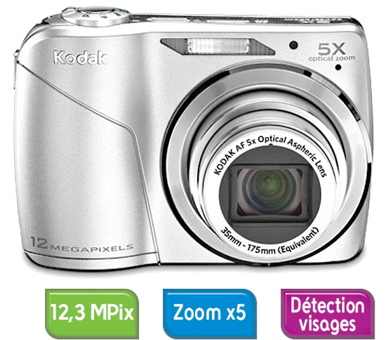 Kodak EasyShare C190 Silver État correct - Kodak reconditionné disponible sur Fnac