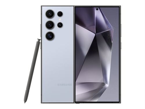 Samsung Galaxy S24 Ultra - Online Exclusive - 5G smartphone - double SIM - RAM 12 Go / Mémoire interne 256 Go - écran OEL - 6.8"" - 3120 x 1440 pixels (120 Hz) - 4x caméras arrière 200 MP, 50 MP, 12 MP, 10 MP - front camera 12 MP - bleu titane État correct - N/A reconditionné disponible sur Fnac