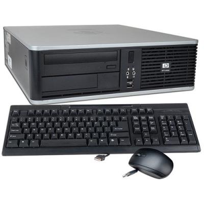 Unité centrale HP DC7800 SFF - Gris - Intel Core 2 Duo E4600 / 2.40 GHz - RAM 2 Go - HDD 80 Go - DVD - Gigabit Ethernet - Windows 7 Familiale État correct - Hewlett-Packard reconditionné disponible sur Fnac