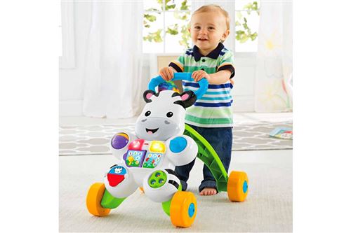 Trotteur bébé Fisher Price Mon trotteur zèbre parlant État correct - Fisher-Price reconditionné disponible sur Fnac