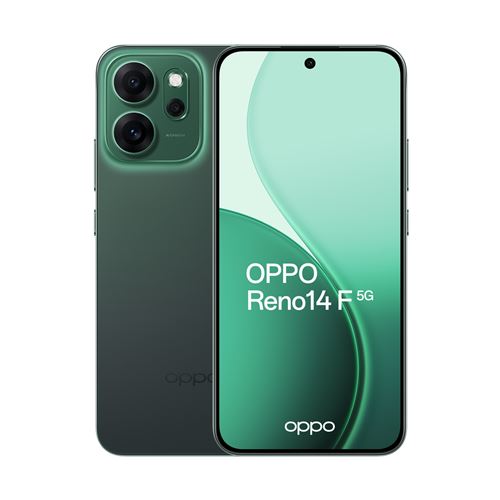Acheter Smartphone Oppo Reno 14 F 6,57"" 5G Double nano SIM 256 Go Vert émeraude État correct - 149,00 € Smartphone Oppo Reno 14 F 6,57"" 5G Double nano SIM 256 Go Vert émeraude État correct - Oppo reconditionné disponible sur Fnac