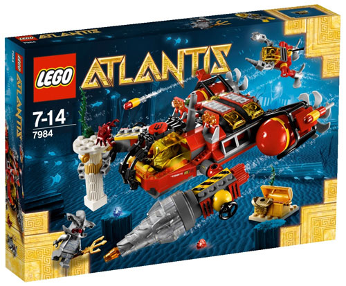 LEGO® Atlantis 7984 Le torpilleur des profondeurs État correct - Lego reconditionné disponible sur Fnac