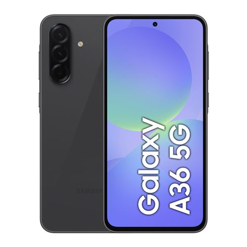 Acheter Smartphone Samsung Galaxy A36 6,7"" 5G Nano SIM 128 Go Noir État correct - 192,00 € Smartphone Samsung Galaxy A36 6,7"" 5G Nano SIM 128 Go Noir État correct - Samsung reconditionné disponible sur Fnac