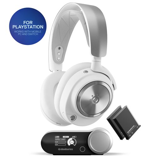 Acheter Casque PC gaming sans fil SteelSeries Arctis Nova Pro WL P Bluetooth Blanc État correct - 188,99 € Casque PC gaming sans fil SteelSeries Arctis Nova Pro WL P Bluetooth Blanc État correct - SteelSeries reconditionné disponible sur Fnac