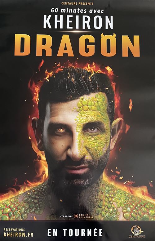 Affiche -KHEIRON - Dragon - 80x120cm État correct - N/A reconditionné disponible sur Fnac