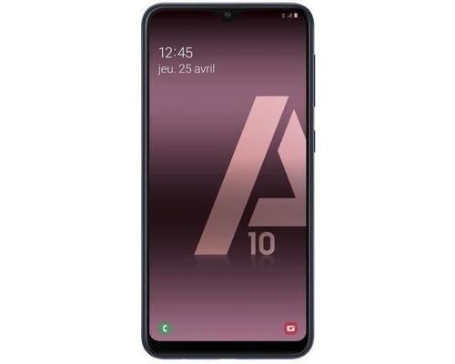 Samsung Galaxy A10 - 4G smartphone - double SIM - RAM 2 Go / Mémoire interne 32 Go - microSD slot - Écran LCD - 6.2"" - 1520 x 720 pixels - rear camera 13 MP - front camera 5 MP - bleu État correct - Samsung reconditionné disponible sur Fnac