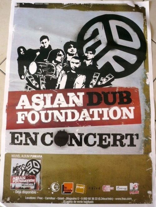 Asian Dub Foundation - 70x100 cm - AFFICHE / POSTER État correct - N/A reconditionné disponible sur Fnac