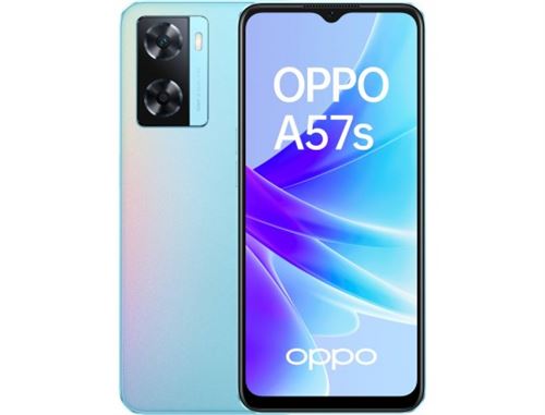 Smartphone Oppo A57s 6,56"" 5G Double nano SIM 128 Go Bleu ciel État correct - Oppo reconditionné disponible sur Fnac